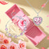 Rose gift box, heart bracelet necklace two-piece set gift for her